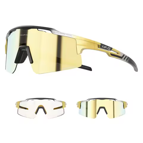 Kapvoe Photochromic Bicycle Sports Glasses Men Women Outdoor Road Cycling Sunglasses UV400 MTB Cycli