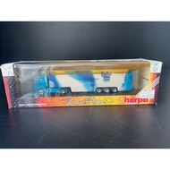 [Ready Stock, If You Have Any Questions Contact] herpa 1/87 Scania Truck Container Trailer