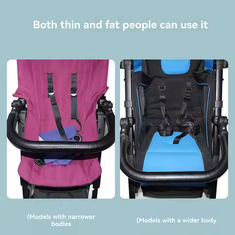 DT81 Stroller Bumper Bar Universal Armrest Stroller Accessories Adjustable Handlebar Baby Pushchair 