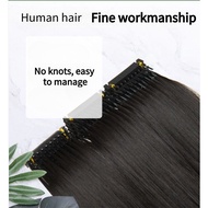 6d Hair Extension Female Real Hair Extension Seamless Hair Extension Yunnan Real Hair 6d Second Gene