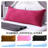 Polygamy pillowcase/love premium suede material size 50x100 50x160 50x200 sarung bantal