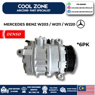 Mercedes Benz W203 • W211 • W220 (7SEU17C) (6PK) Air Cond Compressor (Original Denso)