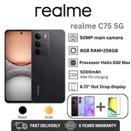 Realme C75 5G Smartphone | 8GB RAM 256GB ROM | 67W SUPERVOOC Fast Charging | 5000mAh Battery | Andro