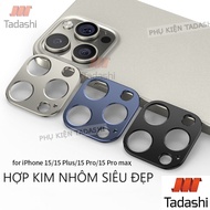 Metal Camera Protector for Iphone 15 Pro Max/ 15 Pro/ 15/ 15 Plus - ALUMINUM ALLOY, BEAUTIFUL anti-s