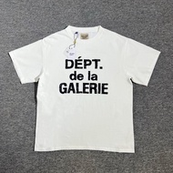 Áo Thun Tay Ngắn in Họa Tiết Graffiti Thiết Kế Văn Bản Pháp GALLERY DEPT MOODY TEE White Dáng Rộng M