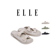 Elle Gisele Comfy Fit Footbed Microfiber Leather Sandals