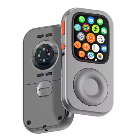 RePod Aluminum Alloy Protective Case for Apple Watch Series 7/8/9, Apple Watch Case with Click Wheel