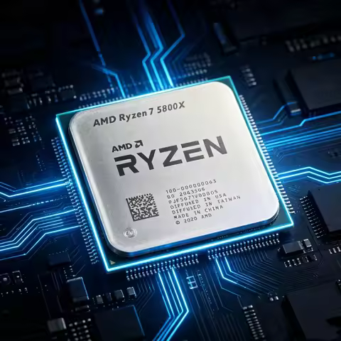 R7 5800X AMD Ryzen 7 5800X 8 Cores 16 Threads Desktop CPU 4.7GHz Boost Zen3 Architecture AM4 Chip Fo