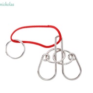 NICKOLAS 3D Metal Puzzle Learning Toys Kids Gifts 3d Puzzle Wire Brainteasers Games Cognition Games 