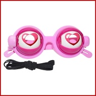 Silly Glasses Manual Blink Action Costume Eyewear Weird Glasses for Party Birthday Stage Show Family