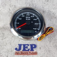 Tachometer IP67 Genset RPM Meter 4000 RPM 12V / 24V  Tachometer with Hour meter VDO / RPM Meter MPU 