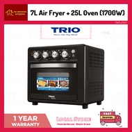 [READY STOCK] TRIO 7L Air Fryer + 25L Oven | TAO-2507 | Penggoreng Udara + Ketuhar