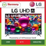 LG 50" 55" 65" 75" 86" 4K AI TV UA84 HDR10 4K UHD SMART TV 55UA8450PSA / 75UA8450PSA / 86UA8450PSA