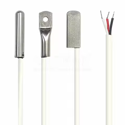 DS18B20 Temperature Sensor Module Probe 304 Stainless Steel OD 3.0MM Waterproof Dustproof Sensors Ca