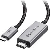 Cable Matters 8K USB C to HDMI 2.1 Cable 6 ft, Support 4K 120Hz and 8K 60Hz HDR - Thunderbolt 3, Thunderbolt 4, USB4 Port Compatible - Max Resolution on Any MacBook via This Cable is 4K 60Hz
