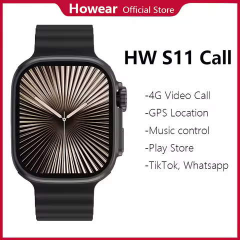 Smartwatch Smart Watch Man Women 2025 Howear HW S11 Call GPS SIM Card Video Call Sports Smartwatches