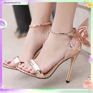 10cm Butterfly High Heels Stiletto High Heel Sandals
