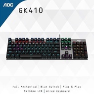 - AOC GK410 Mechanical Keyboard | 104 RGB light keys