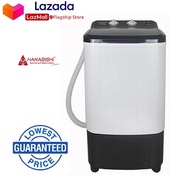 Hanabishi Washing Machine HWMD-165GRY Single Tub Washing Machine 6.5 Kgs HWMD165GRY