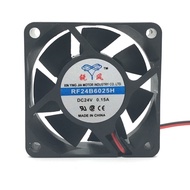 RF24B6025H Sharp Wind 6025 DC 24V 0.15A Axial Fan Inverter Fan 60 * 60 * 25MM