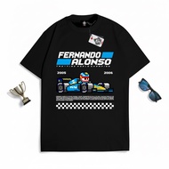 KRMK T-Shirt Unisex Distro Shirt F1 Image FERNANDO ALONSO RENAULT