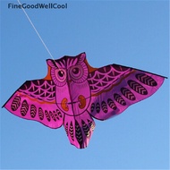 Finegoodwellcool 110cm Layangan Terbang Colorful Kartun Burung Hantu