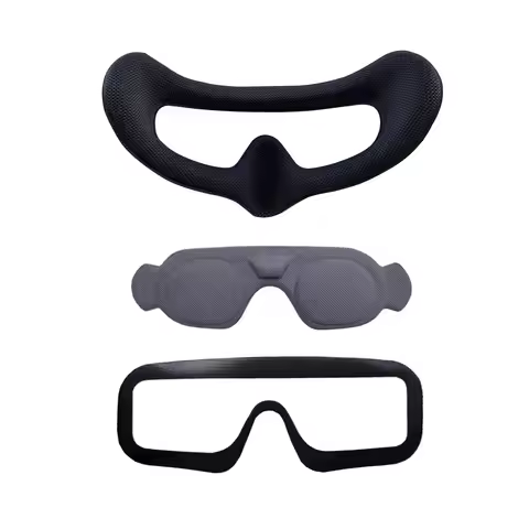 FPV Goggles Eyemask Faceplate with Protective Cover Set for HDZERO Goggle 2