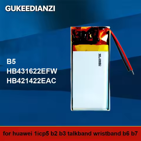 Battery Premium Replacement HB431622EFW HB421422EAC B5 95-120mAh For Huawei 1icp5 B2 B3 Talkband Wri