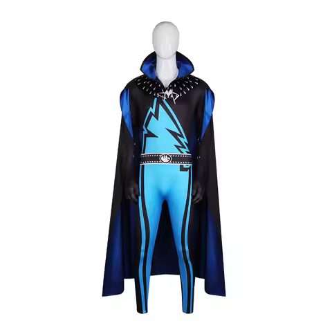 Halloween Megamind Cosplay Jumpsuit Cloak The Doom Syndicate Cosplay Metro Man Costume Halloween Cos
