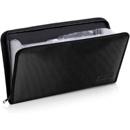 ENGPOW Mengembangkan Folder Fail (11.4"x6.7") Penyusun Saiz A5 Beg Wang Kalis Api 13 Poket Penutupan