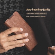 三星 Samsung Galaxy Z Fold 3  - 全包 皮革 Nillkin 奧格保護套 Leather Case