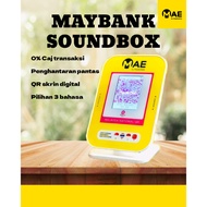 Maybank MAE Soundbox Ewallet speaker QRpay