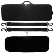 IRIN 4/4 Violin Case Black Oxford Cloth Foam Square Violin Box Bag With Hygrometer Lock Violin Parts