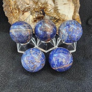 หินลูกกลมโซดาไลต์ หินโซดาไลท์ลูกกลม(Sodalite)ลูกละ 350 ขนาด 3.9 ซม.