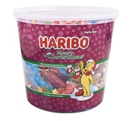 Haribo Christmas ฮาริโบ้ เจลลี่แบร์ แฮปปี้ ถังใหญ่ 960 กรัม