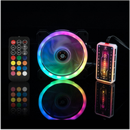 全城熱賣 - 12CM RGB雙光圈2代機箱散熱風扇（雙環2代RGB風扇）