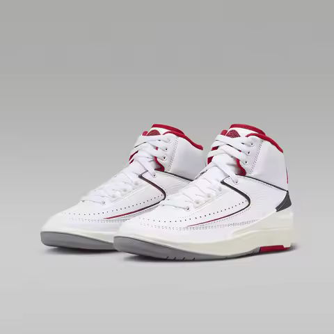 Nike genuine Air Jordan 2 GS women's high top basketball shoes DQ8562-101
