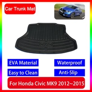 For Honda Civic MK9 FG FB1 2 3 4 5 6 2012 2013 2014 2015 Car Trunk Mat Anti-slip Dustproof Protectiv