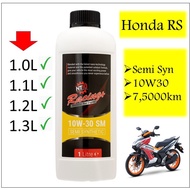NT10 RACING+ 10w30 1 Liter Semi Synthetic Motorcycle Engine Oil y15zr lc135 ex5 vf3i y16zr rs minyak hitam motorsikal 4t