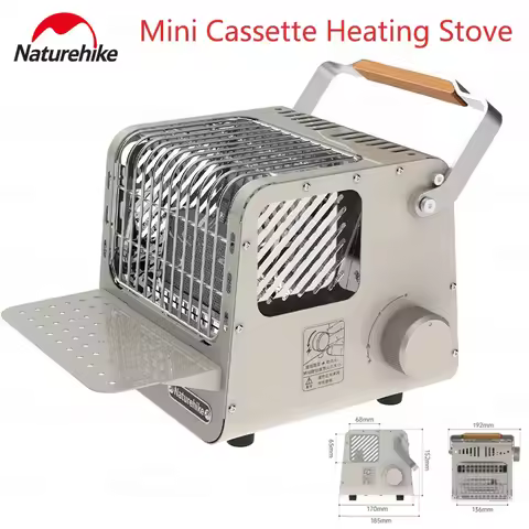 Naturehike Mini Portable Cassette Heating Stove Gas Burner Outdoor Tea Coffee Stove Thermal 3-4 H Wi