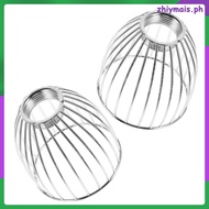 2 Pcs Hanging Vintage Lamp Fixture Ceiling Bird Cage Shade Wrought Iron Mesh Pendent Light  zhiymais