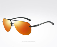 Aluminum Magnesium Frame Polarized Sunglasses - Sports Dust-Proof Sunglasses Driving & Cycling Sungl