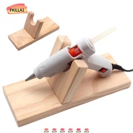 FKILLAONE Hot Glue Holder, Universal DIY Hot Glue|Base, Wooden Hot Glue Support Stand