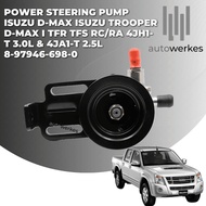 [NEW] Power Steering Pump Isuzu D-MAX I TFR TFS RC/RA 4JH1-T 3.0l & 4JA1-T 2.5l 8-97946-698-0 2002 -