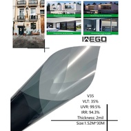 Tinted Rumah Window Film Tinted Film Safety Window Film 2MIil Tinted Kereta Privacy  Window Film Tin