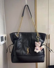 全新包郵YSL楊樹林Jamie菱格鏈條托特包大容量閒置包包