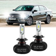 Super White 80W 2pcs H7 LED Headlights Bulbs Xenon FOR VW Passat B7 2010-2014 Accessories