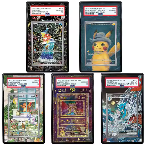 Pokemon Anime Card Extended Art Display Case Charizard Venusaur Collection Card Extended Painting Ps