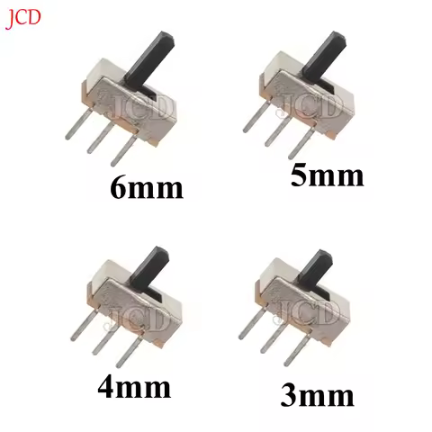 20Pcs SS12D00 Interruptor on-off mini Slide Switch 3pin 1P2T 2 Position High quality toggle switch H