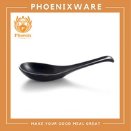 Short Spoon 5.5 Inches Melamine Black Phoenix F159004